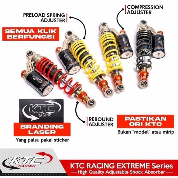 SHOCK KTC RACING EXTREME VARIO DAN MIO / SHOCK KTC RACING / SHOCK KTC