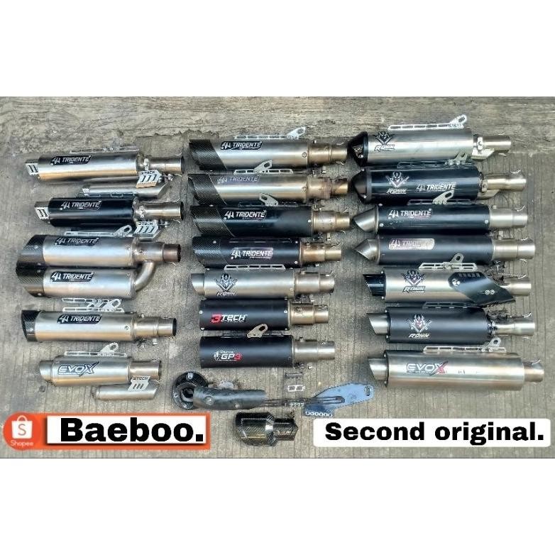 Premium Knalpot Ronin Tridente Gp Spartan 3Tech (3 Suara) Evox