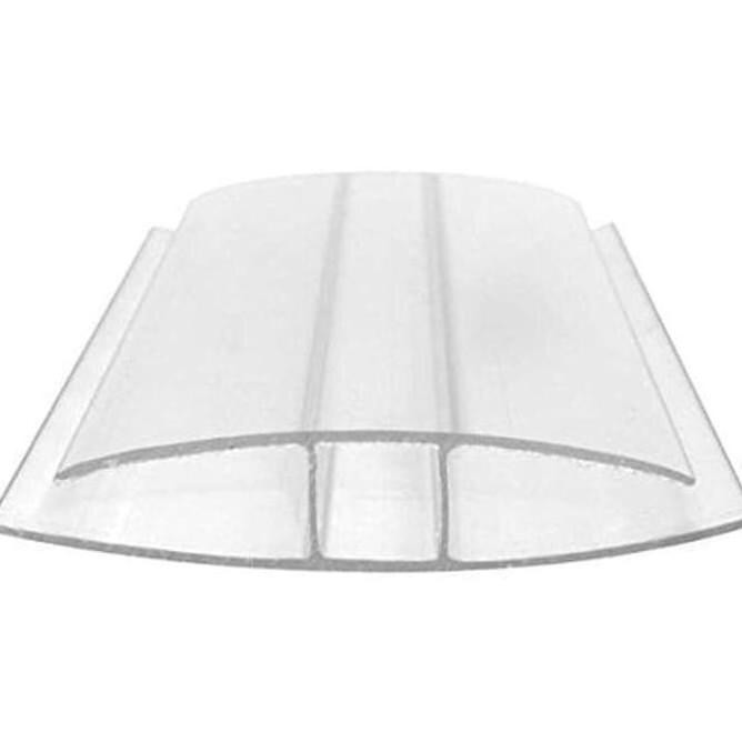 Profil Sambungan Polycarbonate Solite Alumunium - List H 6mm Clear