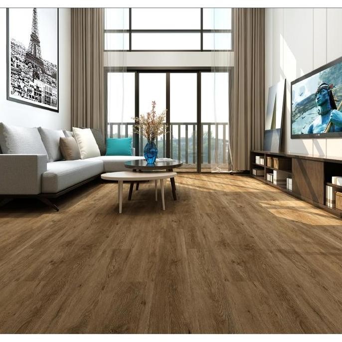 SPC FLOORING / LANTAI SPC 4mm + 1mm (include foam)