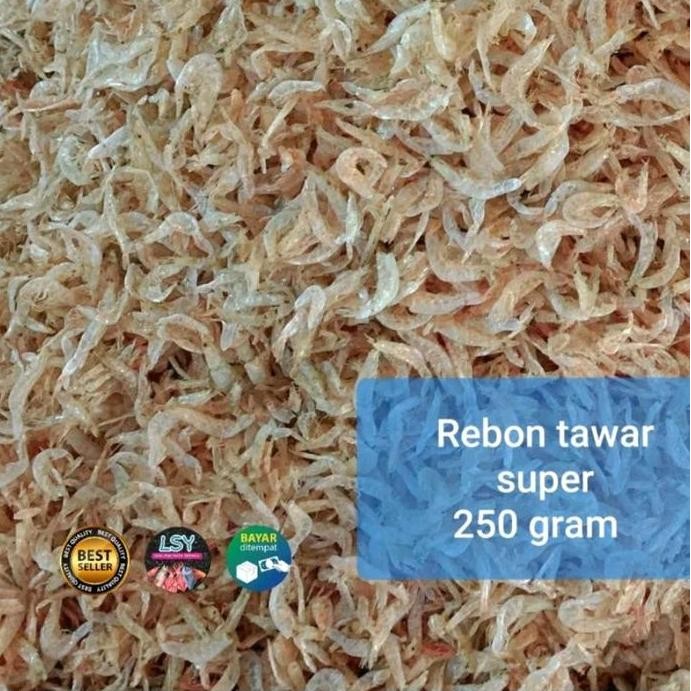 

Udang Rebon Tawar Super 250Gr ( Asli Tawar) Alami