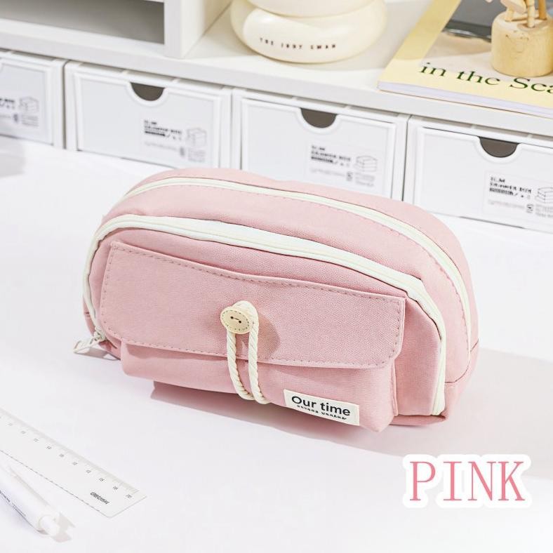 

Wwr-76 [Cod] Tempat Large Capacity Kawaii Pensil Korea Multi Sekat/Flip Pencil Bag/Stationery Organizer School Supplies/Kotak Penyimpanan Alat Tulis Murid Perempuan Wwr-76