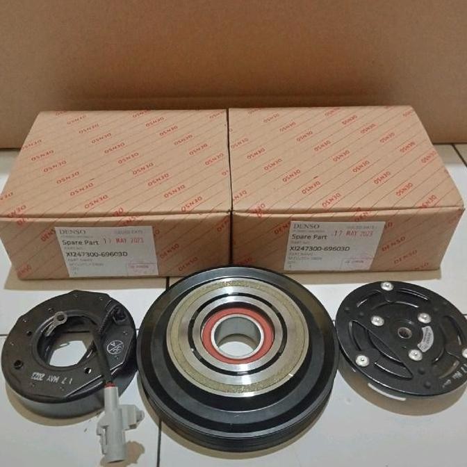 Magnet clutch yaris lama bakpao puli pulley kompresor ac yaris lama Bakpao