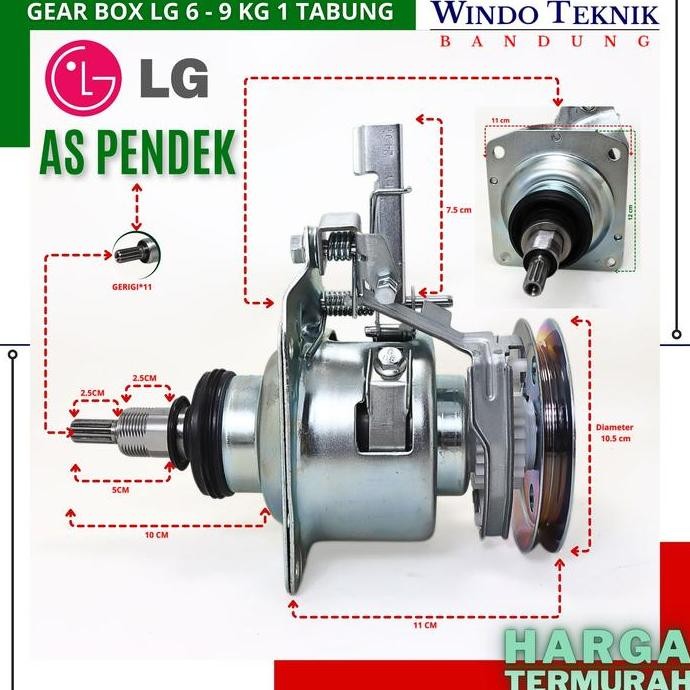 Gear Box Mesin Cuci 1 Tabung | Gear Box Automatic | Gear Box
