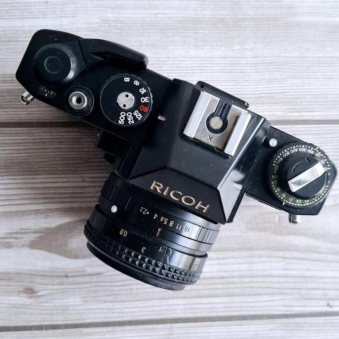 PROMO Kamera Analog Ricoh XR 500 Kit Lens Ricoh KR 5 Super Kit Lens