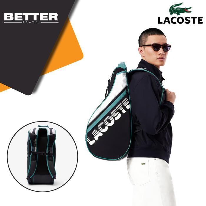 Tas Ransel Raket Tenis Lacoste Backpack Large Casual Unisex Original Dan Terpercaya