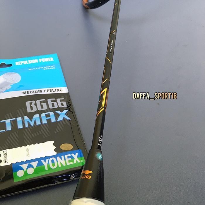 Raket Badminton Bulu Tangkis Lining Tectonic 7 Combat Asean Premium 30 Lbs Siap Pakai Gratis Tas Dan