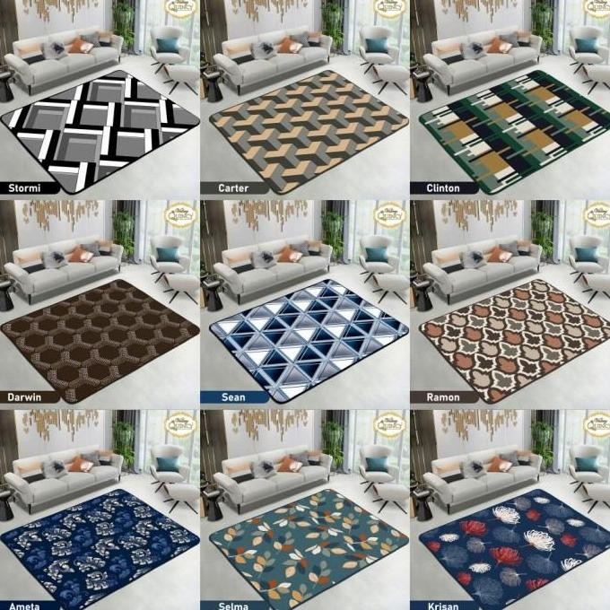 Karpet Vallery Quincy Ukuran 150X190 / Karpet Selimut Vallery Quincy 150X190