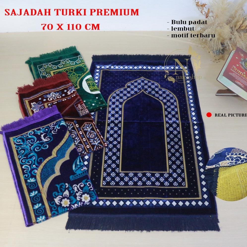 Sajadah Tebal Turki Bulu Premium Dijamin Halus