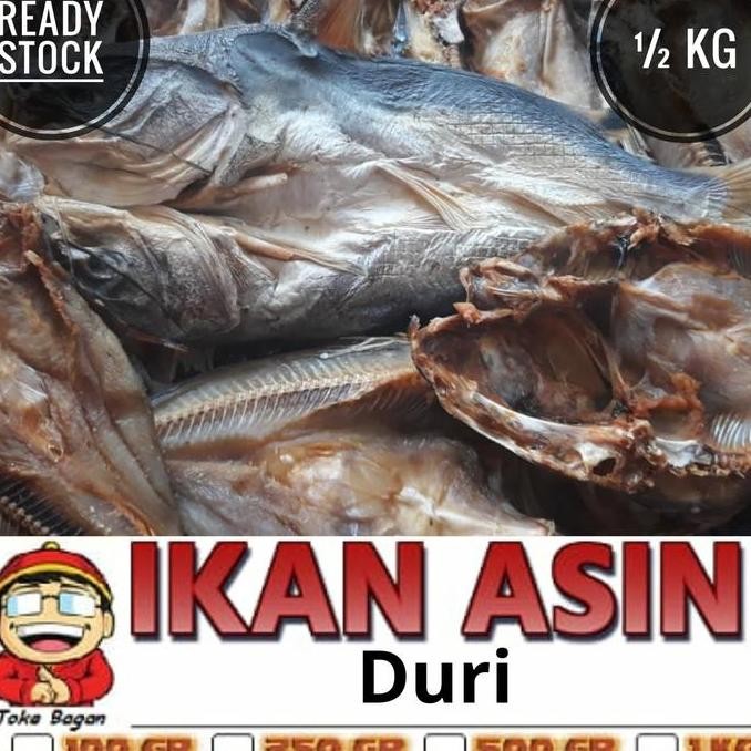 

Ikan Asin Duri / Baung 500 Gr Cap Toke Bagan Siapi Api