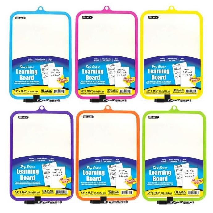 

Bazic Dry-Erase Learning Board Papan Tulis Whiteboard Kecil HM
