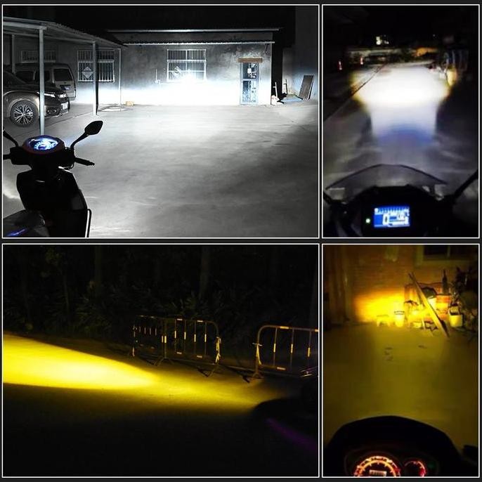 Lampu Motor Led Headlight 10000Lm H4 Csp 1 Pcs - 6W -6500K - 5W-8000