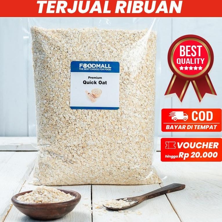 

Quick Oat 1 kg / Instant Oat Halus cepat saji