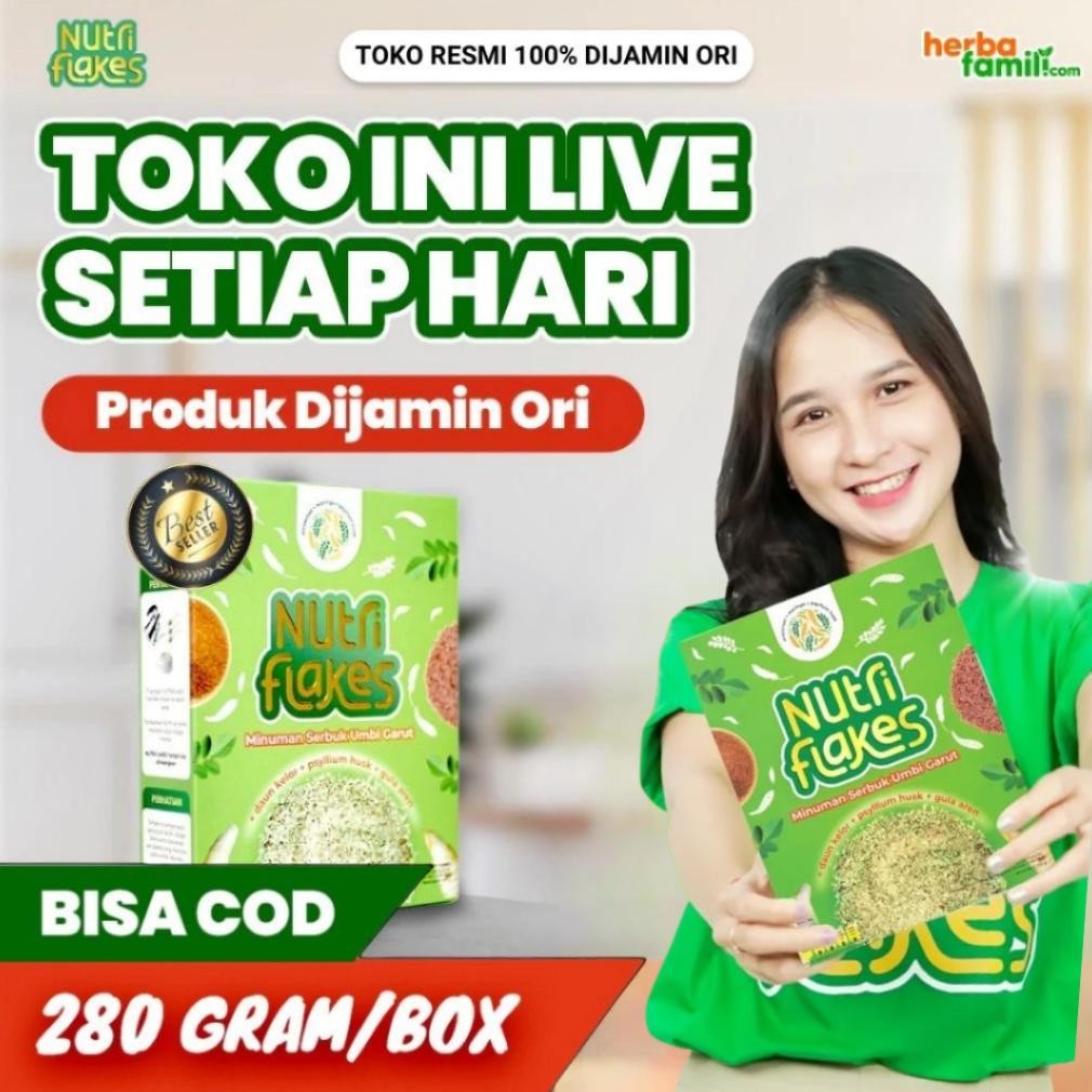 

NUTRIFLAKES 100% ORIGINAL | Ori Official Store Asli Sereal Asam Lambung NUTRIFLAKES