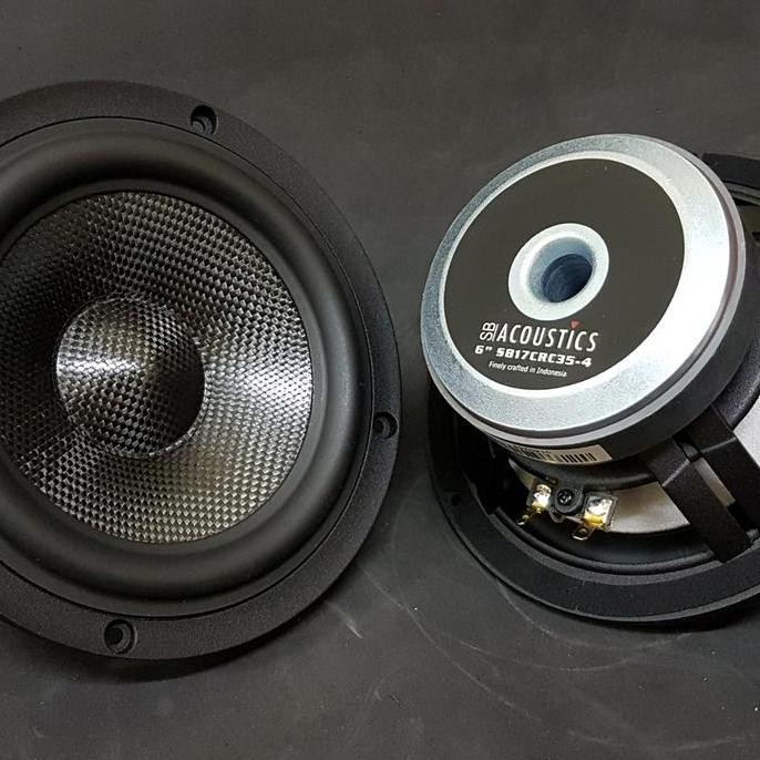 TERMURAH - SB ACOUSTICS SB17CRC-4 6" Carbon Midbass