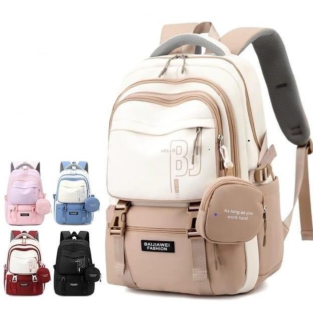 

Diskon Tas Ransel Sekolah Anak Perempuan Fashion Kekinian + Tas Mini Punggung Anak Cewek Trend Tas Sekolah Anak Backpack Terbaru