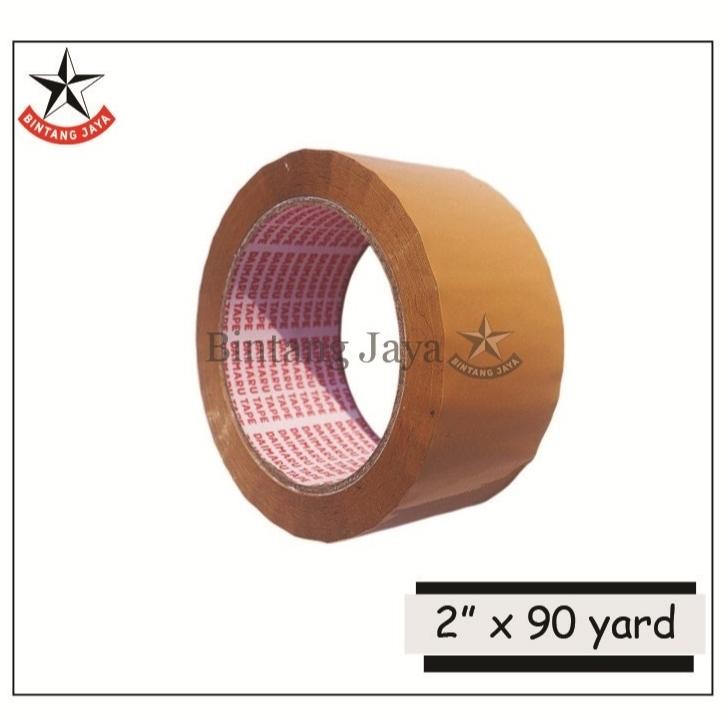 

Terlaris [Paket Best 1 Slop Isi 6Pcs] Ori Daimaru Opp Lakban Coklat 48 Mm X 90 Yard (Lakban Coklat 2" (6 Pcs) It34