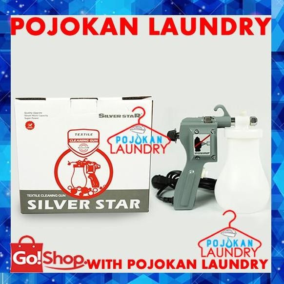 Textile Cleaning Gun / Spotting Gun SILVER