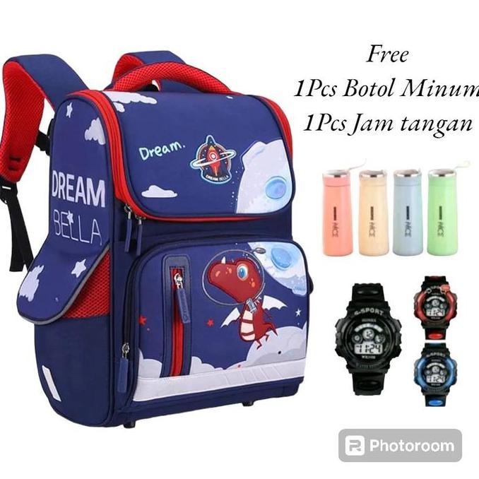 

Diskon Tas Ransel Anak Sekolah Sd Motif Astronot Gratis Botol Dan Jam Fashion