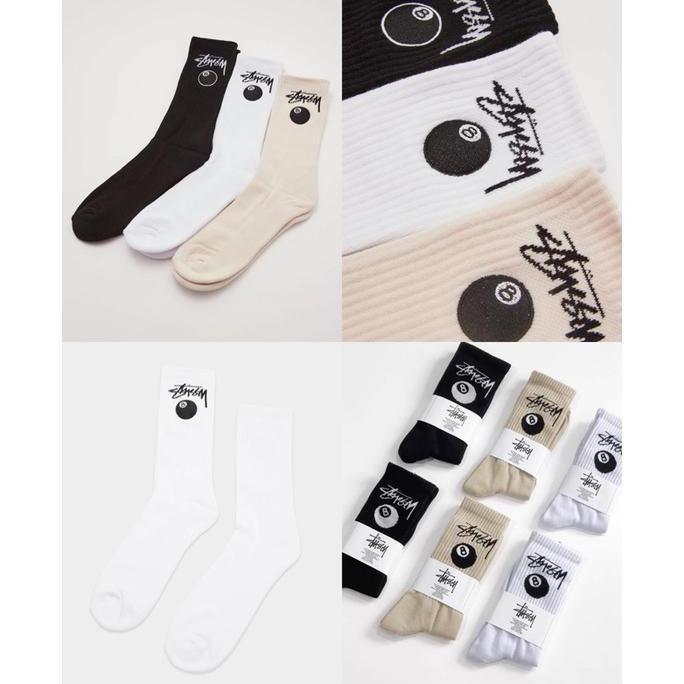 Stussy Eight 8 Ball Socks Kaos Kaki - Ori