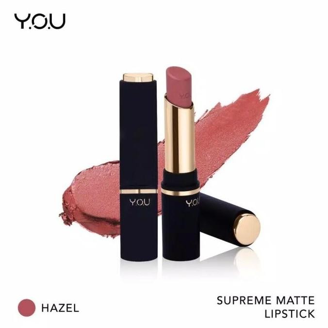 Y.O.U You Supreme Matte Lipstick | Lipstik Matte LongLast - 02 Hazel