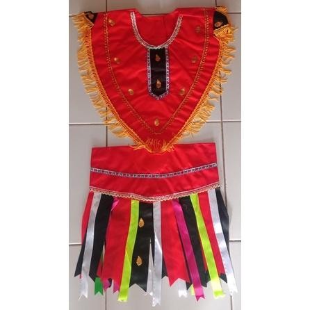 (Bisa Cod)Kostum Dayakan/ Topeng Ireng