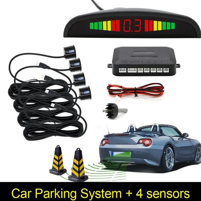 SENSOR MUNDUR/ PARKIR 4 TITIK + DISPLAY