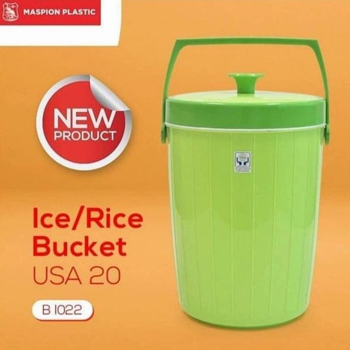 TERMURAH - Maspion Ice/Rice Bucket USA 20 Liter - Termos Nasi/Es Maspion 20 Liter