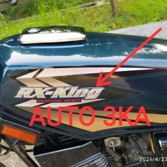 Emblem Rx King Silver List Biru Bok Aki Rx King 2003 Biru Original Ygp