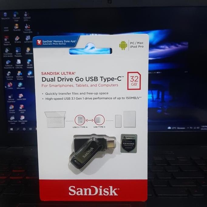 Flashdisk OTG Type C TypeC Sandisk 32GB