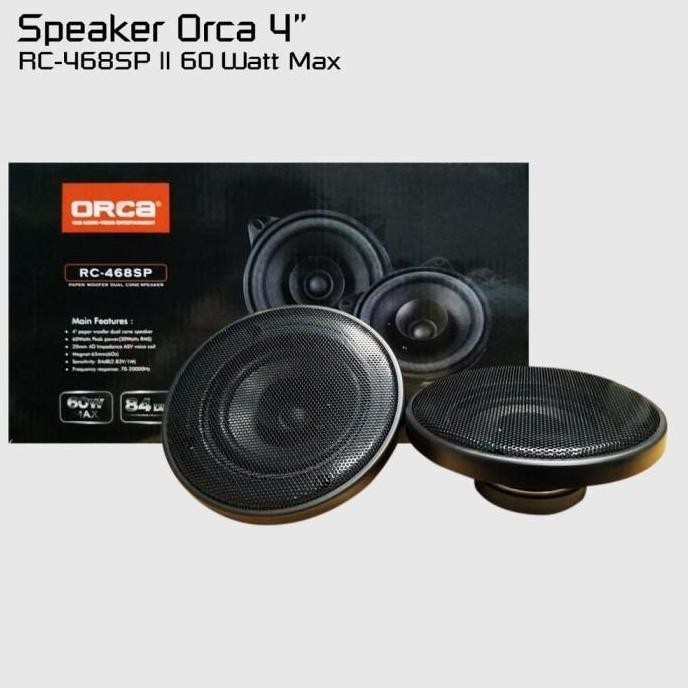 Speaker Mobil 4 inchi Universal ORCA RC 468SP ORCA RC-468SP RC 468 SP