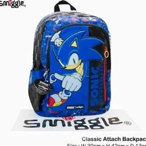 

Terjangkau Smiggle Sonic The Hedgehog Series Ransel/Tas Makan/Dompet/Botol Air/Bento Box 2025