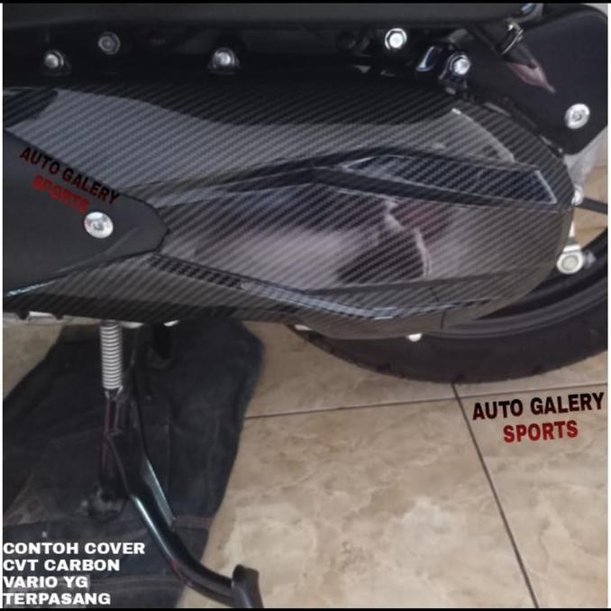 Budi Santoko - Cover Tutup Cvt Vario 125 150 Tahun 2015 2017 Carbon / Cover Cvt Vario