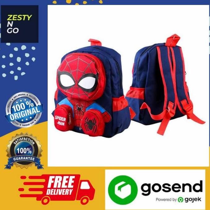 

Spesial Zihui Tas Ransel Anak Sekolah Backpack Karakter Superhero Spiderman 3D