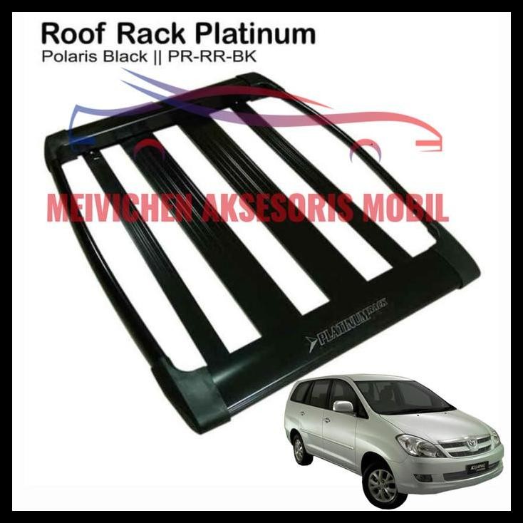 TERMURAH ROOF RACK RAK BAGASI ATAS MOBIL PLATINUM TOYOTA INNOVA OLD LAMA HITAM 