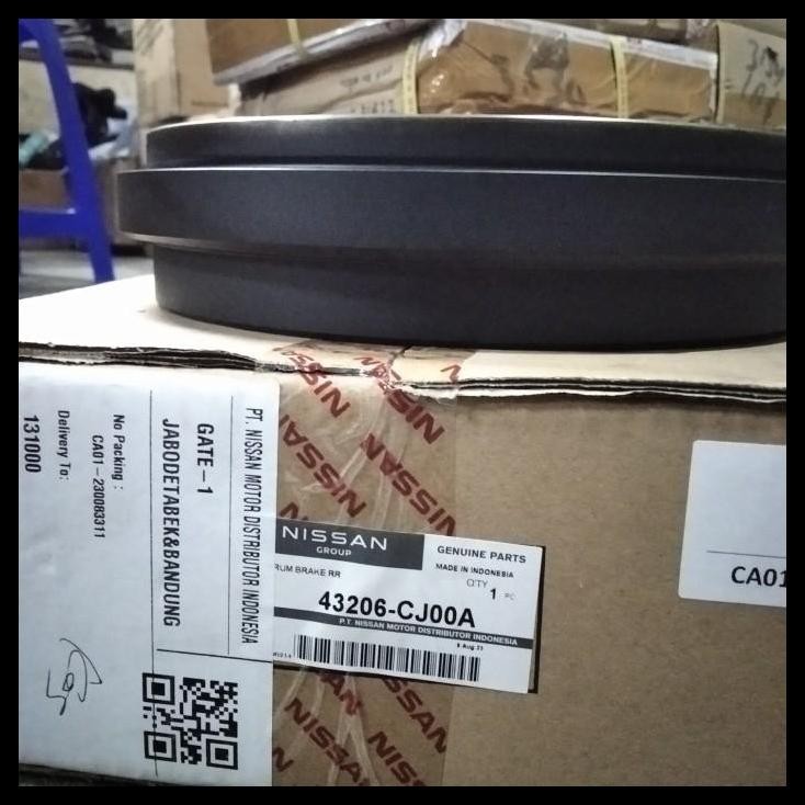 HOT DEAL PIRINGAN REM BELAKANG NISSAN GRAND LIVINA L10 3 ROW 43206-CJ00A ORI 