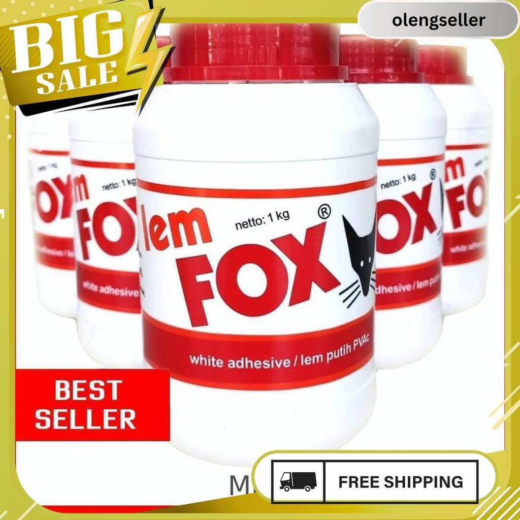 

Lem Fox Botol 1 Kg 6.6