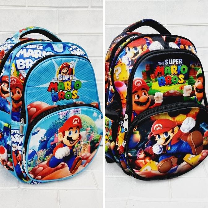 

Miliki Tas Ransel Sekolah Super Mario Bros 12"-15"-18" Paud - Tk - Sd
