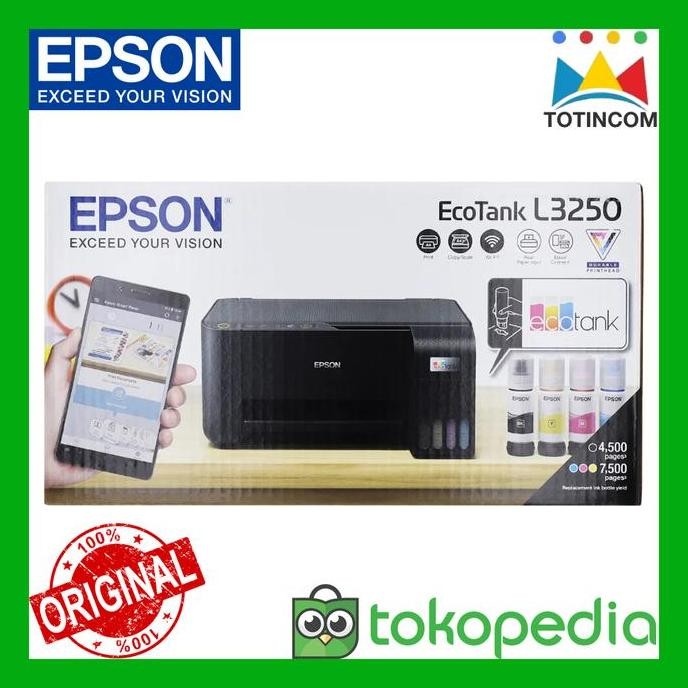 PRINTER EPSON L3250 WIFI PRINT SCAN COPY BARU GARANSI RESMI L 3250
