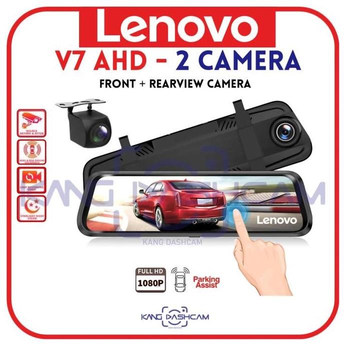 Lenovo V7 AHD Dual Camera Dashcam Car DVR Camera Mobil