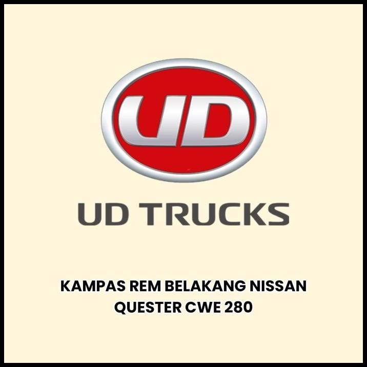 BRAKE LINING RR KAMPAS REM BELAKANG UD TRUCK NISSAN QUESTER CWE 280