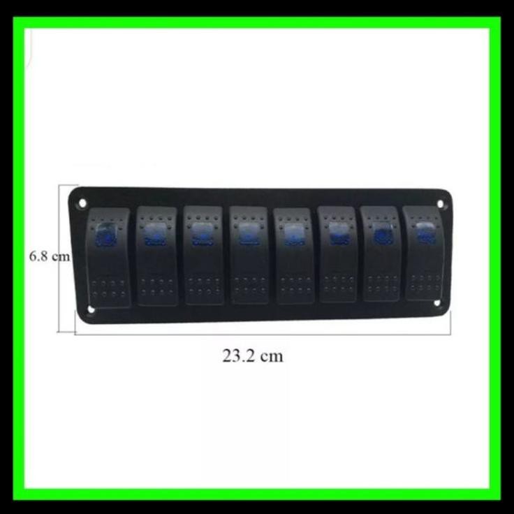 TERBARU SAKLAR PANEL 8GANG SAKLAR PANEL 8PORT SAKLAR MOBIL UNIVERSAL 
