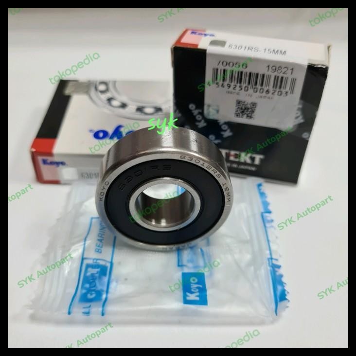 TERBARU BEARING 6301 2RS-15MM KOYO 