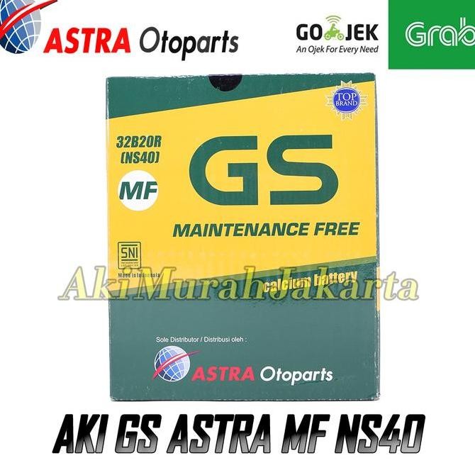 Aki Mobil Hyundai Atoz GS Astra NS40 Aki Kering 12V / 32 Ah