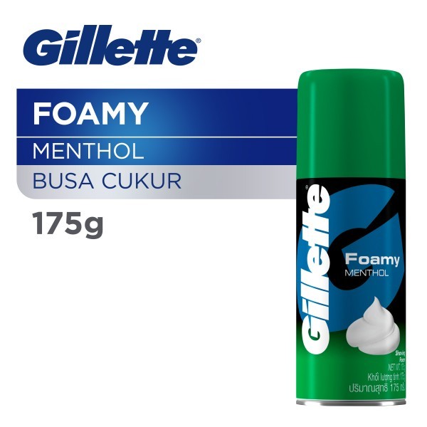 GILLETTE FOAMY MENTHOL 175 GR
