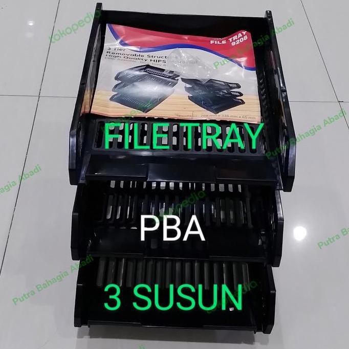 

Terlaris File Tray 3 Susun Berkualitas Bahan Plastik