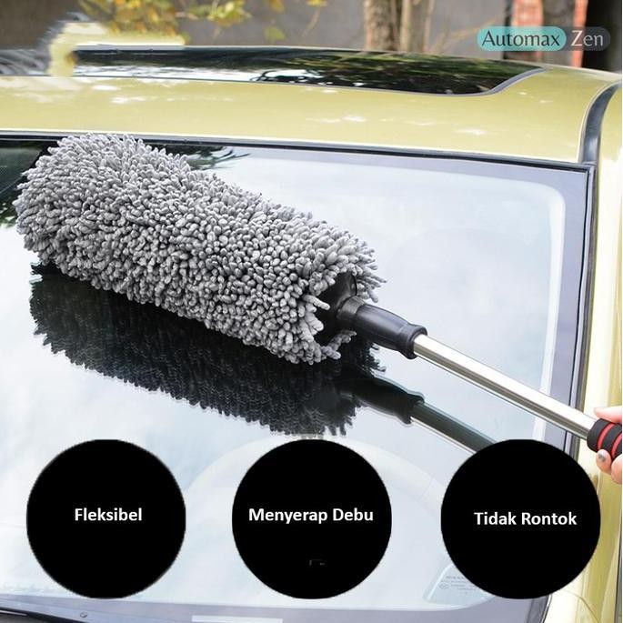 Kemoceng Microfiber Telescopic Pembersih Debu Mobil rumah scalable [terbaik]