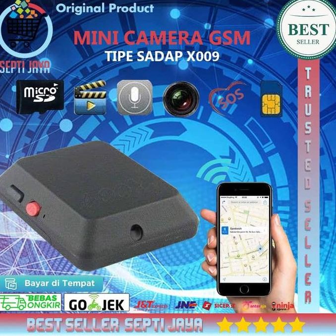 Alat Penyada Suara X009 Original Hidden Track Gsm Support Micro Sd