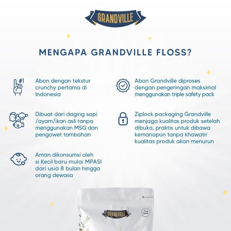 

Heatshrin Grandville Abon Sapi Crunchy Single Pack Original Df-7