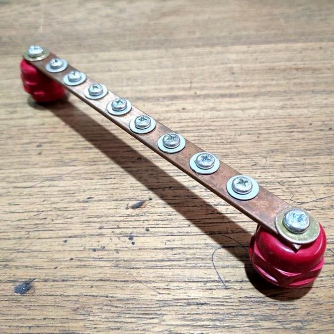 Promo Busbar tembaga nol netral rst + lengkap isolator COD